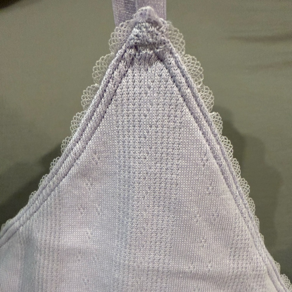 Lululemon Cotton Pointelle Cropped Cami Tank - Picture 8 of 16